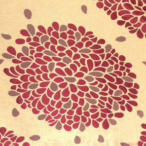 Burgundy Velvet Jacquard Fabric 9065 SV570410 2