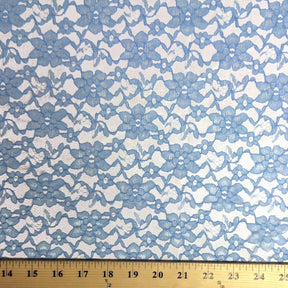 Raschel Lace Fabric SV570361 Baby Blue 2