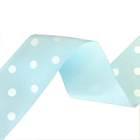Grosgrain Ribbon Polka Dot 1 5 SV570879 Baby Blue 1