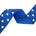 Grosgrain Ribbon Polka Dot 1 5 SV570890 Royal Blue 1