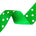 Grosgrain Ribbon Polka Dot 1 5 SV570882 Kelly Green 1