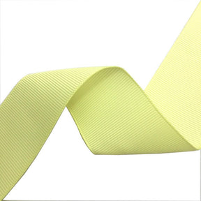 Keedil Solid 1 5 Inch Grosgrain Ribbon Light Yellow A2