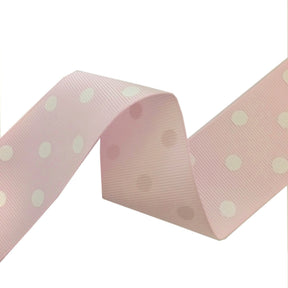 Grosgrain Ribbon Polka Dot 1 5 SV570884 Light Pink 1