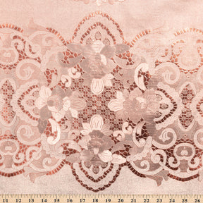 Hibiscus Metallic Oilcloth Fabric SV578107 5