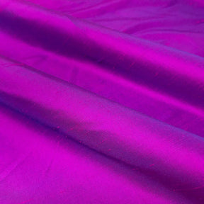 Iridescent Silk Shantung 45 Fabric SV575990 Iridescent Fuchsia/Royal Blue 2