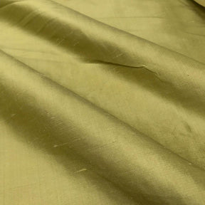 Iridescent Silk Shantung 45 Fabric SV575991 Iridescent Gold/Olive Green 2