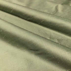Iridescent Silk Shantung 45 Fabric SV575988 Iridescent Sage/Olive 2
