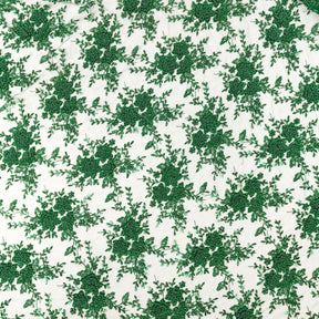 Ivy Bridal Lace Beaded Fabric SV577484 Kelly Green 1