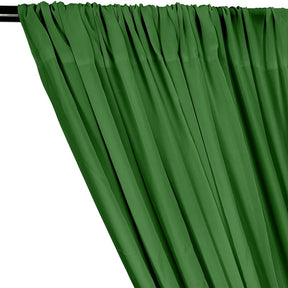 Rayon Challis Rod Pocket Curtains Kelly Green Image 2