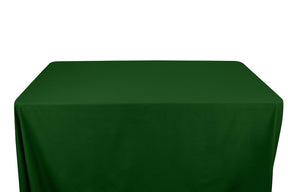 Stretch Broadcloth 8 Feet Banquet Table Covers Kelly Green 1
