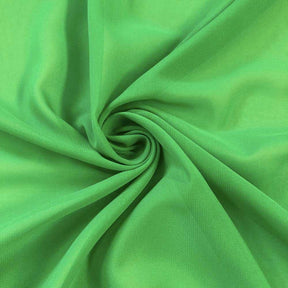 Polyester Chiffon Rod Pocket Curtains Kelly Green 4