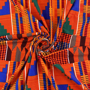 Kente African Print Dty Brushed 3 4 Fabric SV576914 1