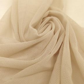 Power Mesh Rod Pocket Curtains Khaki 3