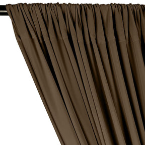 Ity Stretch Knit Jersey Rod Pocket Curtains Khaki 2