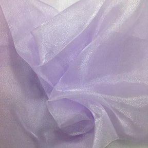 Crystal Organza Rod Pocket Curtains Lavender 3