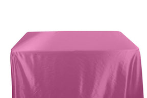 Charmeuse Satin 6 Feet Banquet Table Covers Lavender 1