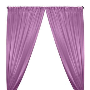 Crepe Back Satin Rod Pocket Curtains Lavender 1