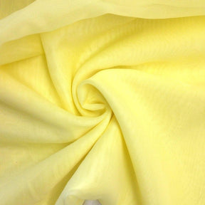 Sheer Voile Rod Pocket Curtains Lemon  3