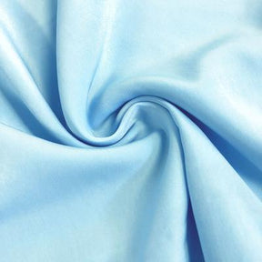 Peachskin Rod Pocket Curtains Light Blue 3