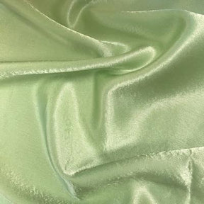 Crepe Back Satin Rod Pocket Curtains Light Lime Green 3