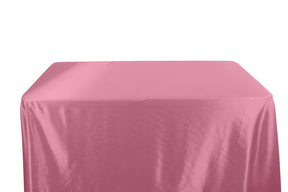 Bridal Satin 6 Feet Banquet Table Covers Light Pink 1