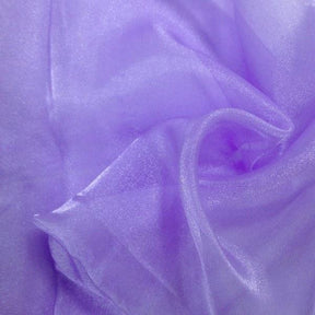 Crystal Organza Rod Pocket Curtains Lilac 3