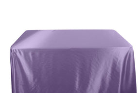 Bridal Satin 6 Feet Banquet Table Covers Lilac 1