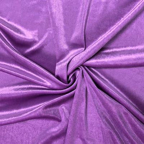 Stretch Velvet Rod Pocket Curtains Lilac 3