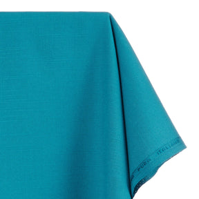 Lino Italiano Polyester Viscose Linen Fabric Turquoise SV578450 A1
