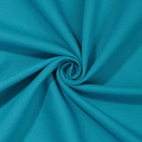 Lino Italiano Polyester Viscose Linen Fabric Turquoise SV578450 A2