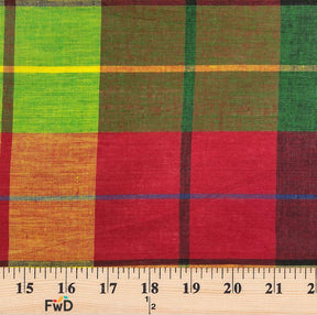 Madras Plaid Fabric Style 101 SV575404 3