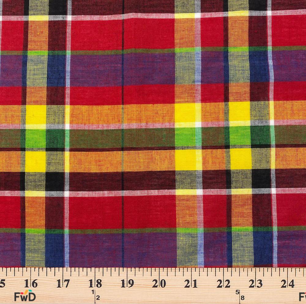 Madras Plaid Fabric 312 Fabric SV577582 2