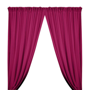 Shiny Milliskin Rod Pocket Curtains Magenta 1