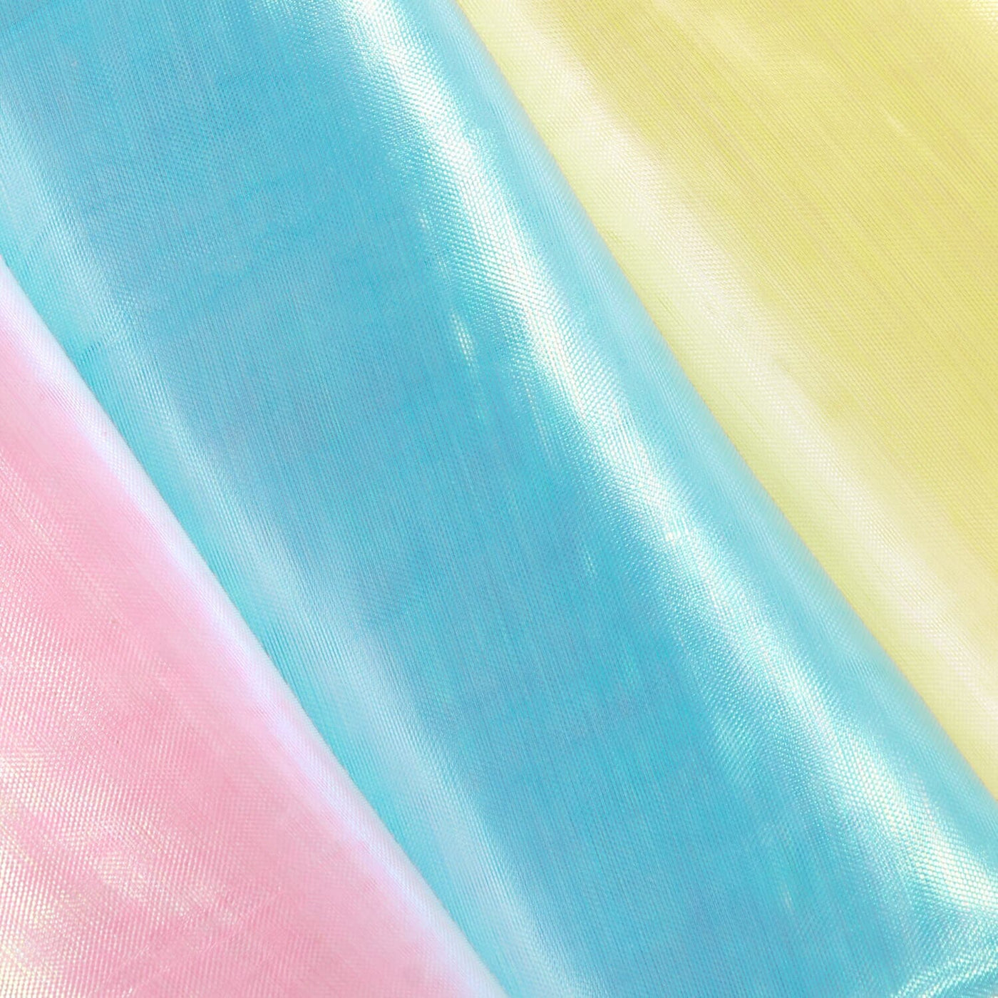 Iridescent Pearl Organza Fabric Group