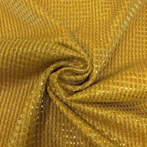 Metallic Brocade On Satin Fabric SV575830 Gold On Gold 1