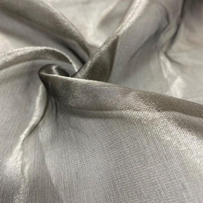 Metallic Silk Organza Fabric SV576650 Black/Silver 2