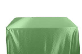 Charmeuse Satin 6 Feet Banquet Table Covers Mint 1