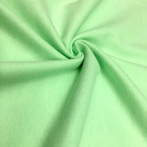 Cotton Flannel Rod Pocket Curtains Mint 3