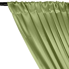 Crepe Back Satin Rod Pocket Curtains Mint 2