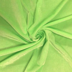 Stretch Velvet Rod Pocket Curtains Mint 3