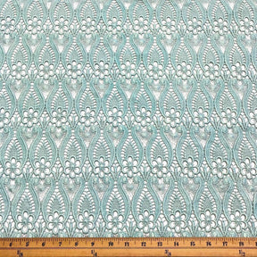 Iris Guipure French Venice Lace Fabric SV574144 Mint 3