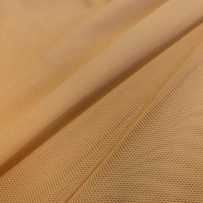 Power Mesh Rod Pocket Curtains Mist Gold 3