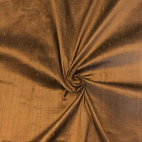 Silk Dupioni 54 Rod Pocket Curtains Mocha 3