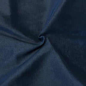 Stretch Taffeta Rod Pocket Curtains Navy 2