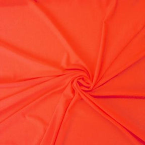Ity Stretch Knit Jersey Rod Pocket Curtains Neon Orange 3