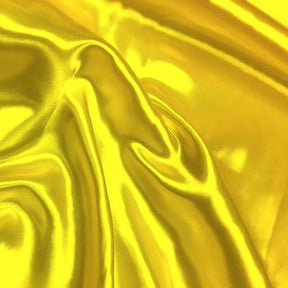 Bridal Satin Rod Pocket Curtains Neon Yellow 3