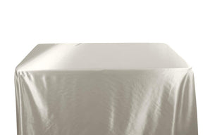 Bridal Satin 6 Feet Banquet Table Covers Off White 1