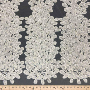 Liatris Bridal Lace Beaded Fabric SV573439 Off White 4