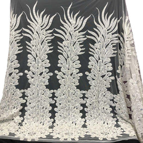 Liatris Bridal Lace Beaded Fabric SV573439 Off White 5