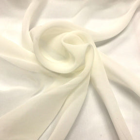 Silk Georgette Chiffon (45 Inch) Fabric SV573638 Off White Image A2